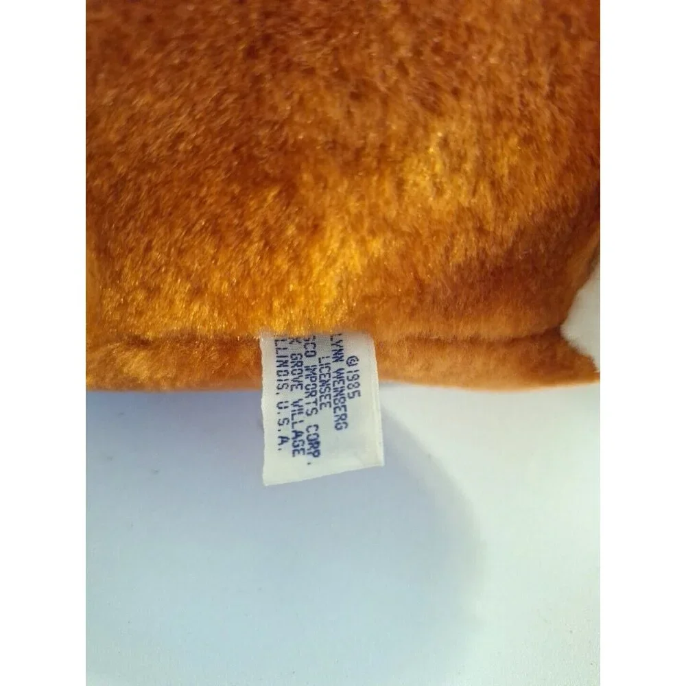 Lynn Weisberg 1985 Brown White Plush Horse Pony Bow Enesco - Picture 3 of 16